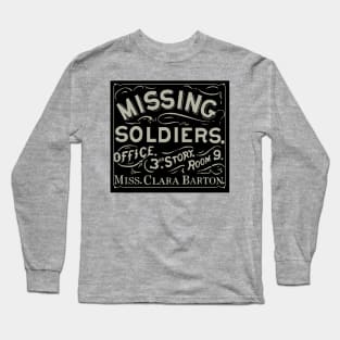 Missing Soldiers Gray Long Sleeve T-Shirt